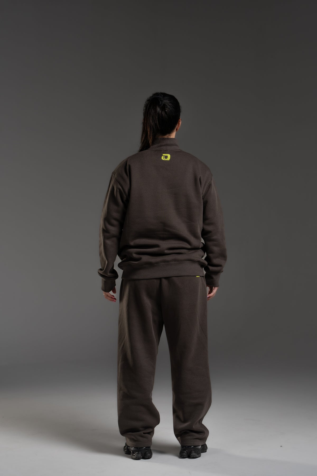 Own It 1/4 Zip Pullover — Dark Grey