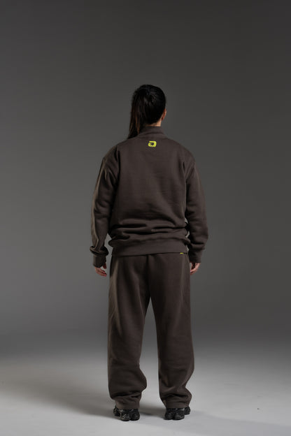 Own It 1/4 Zip Pullover — Dark Grey
