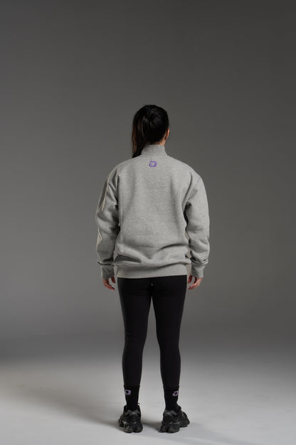 Own It 1/4 Zip Pullover — Grey